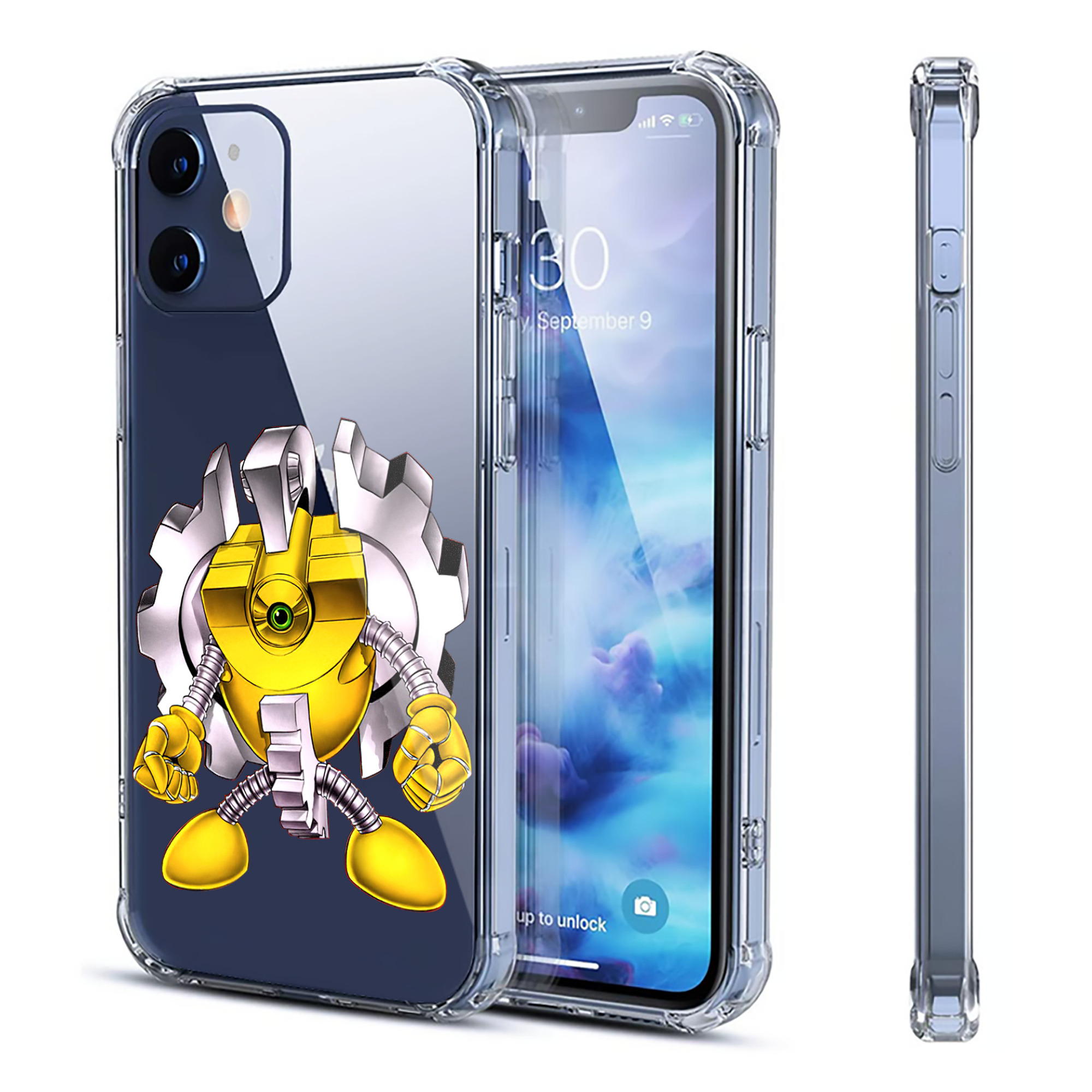 （画像用） 遊☆戯☆王 Yu-Gi-Oh! 【iPhone 12シリーズ対応】透明スマホケース（クリアソフトケース）